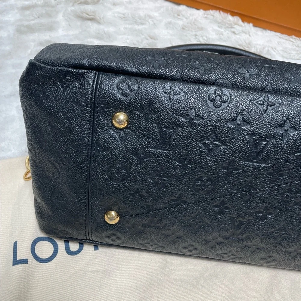 LV Empreinte artsy bag hobo monogram black noir braided handle Louis Vuitton
